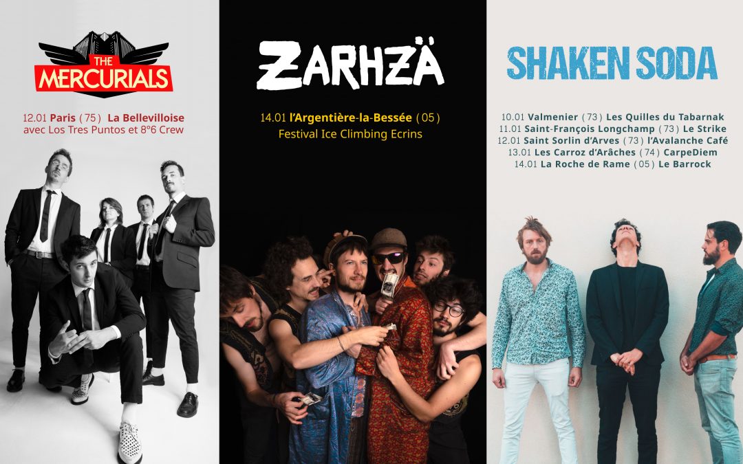 Les concerts de janvier 2023